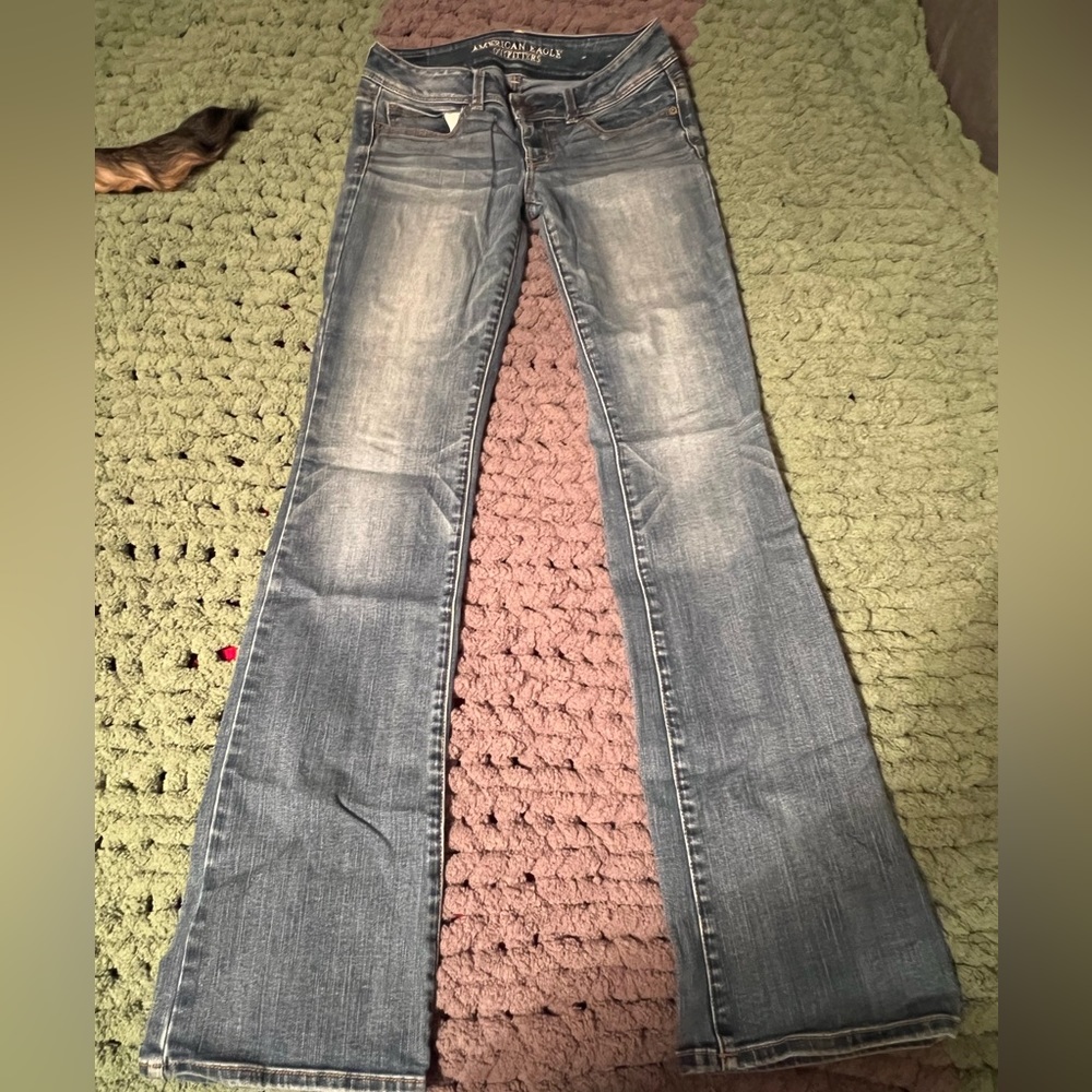 American Eagle kick boot jeans size 6 long